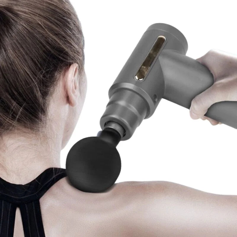 Rechargeable Fascia Massage Gun – Professional Deep Tissue Muscle Massager for Neck, Back, Shoulders & Body