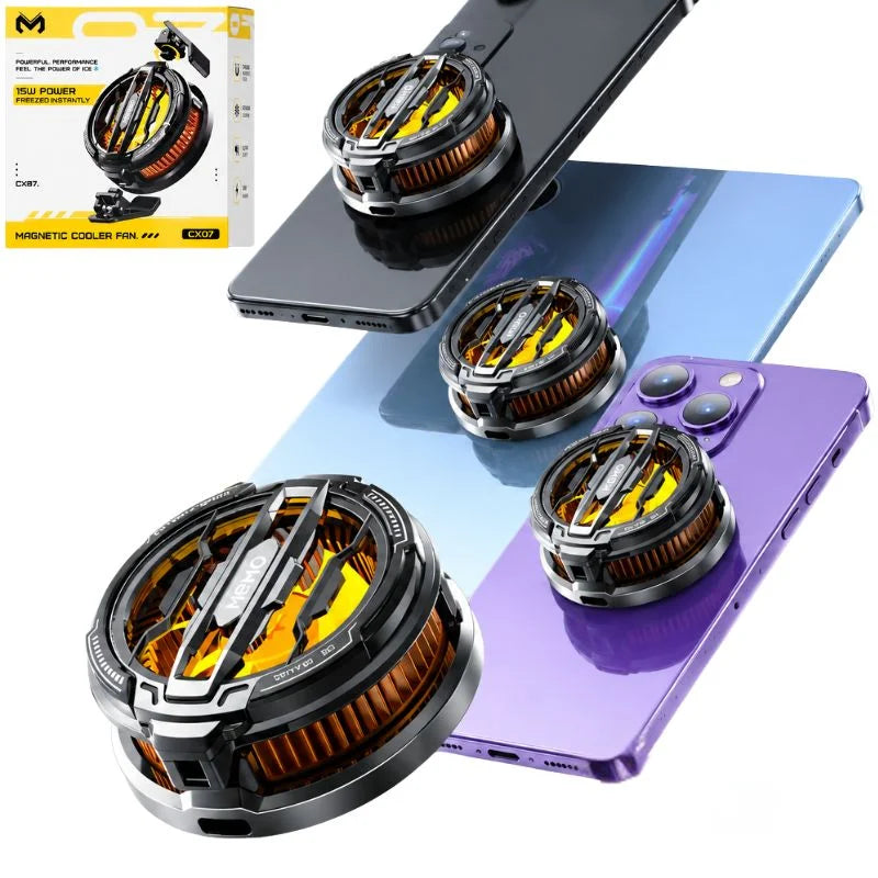 MEMO CX07  Mobile Cooling Fan 15W |a Semiconductor Phone Cooler for Gaming | Magnetic Mobile Radiator for Android & iPhone