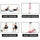 Tummy Trimmer | Foot Pedal Resistance Band | Elastic Sit-Up Pull Rope | Fitness & Yoga Trainer | Random Colors