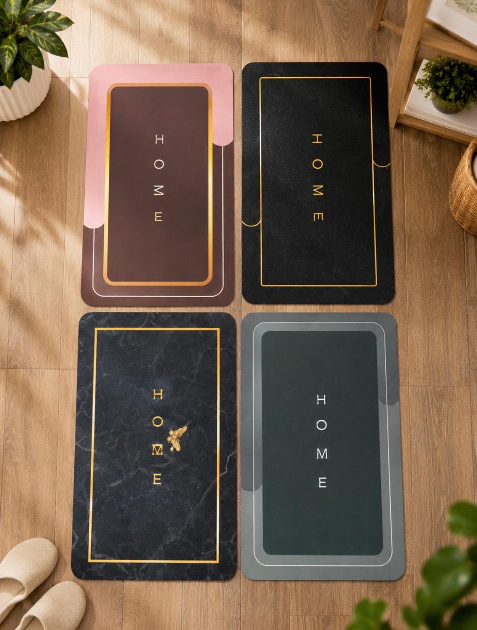 Square Home Mat 2mm – Non-Slip Floor Mat for Kitchen, Bathroom, Entrance & Bedroom (15 × 22.5 Inches)