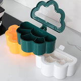 6 Portion Masala Seasoning Box with 6 Spoons – Spice Storage Container Organizer for Kitchen