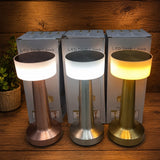 LED Table Lamp – Rechargeable Cordless Desk Lamp with Touch Control, 3 Color Dimmable Light for Bedroom, Office & Study