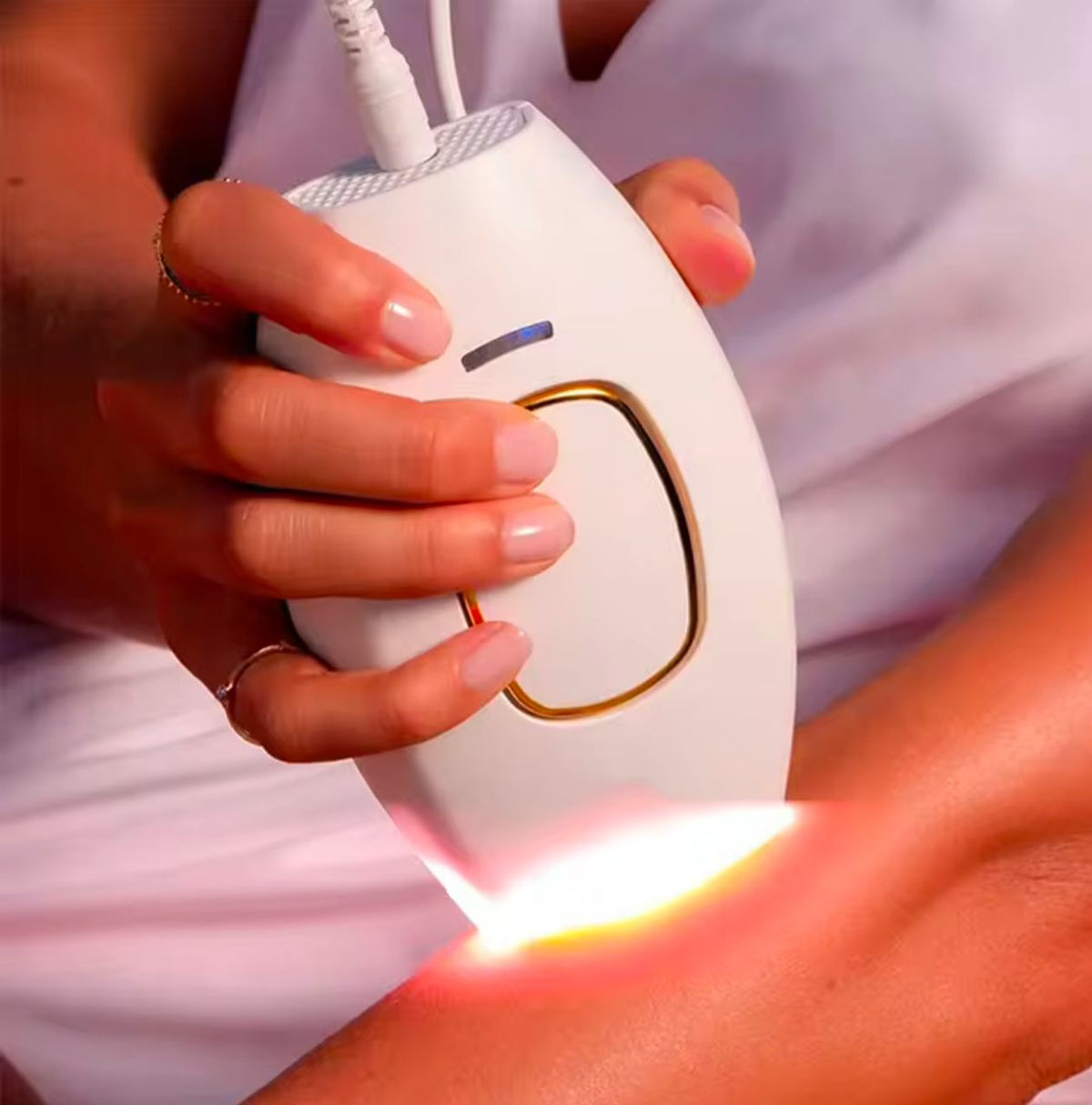IPL Hair Removal Handheld Device Kit – At-Home IPL Hair Reduction Device for Face, Body, Underarms & Bikini