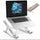 Portable Laptop Stand – Adjustable Foldable Aluminum Laptop Holder for Desk, Office, Home & Travel