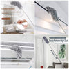 Foldable Cleaning Grey Duster – Extendable Microfiber Dust Cleaner for Ceiling Fan, Furniture, Blinds & Home Cleaning
