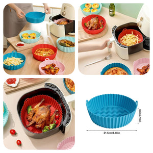 Non-Stick Air Fryer Paper Liners – Disposable Oil-Proof Baking Parchment for Air Fryers, Ovens & Steamers