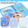 Magic Water Coloring Book with Magic Water Pen – Reusable Painting, Drawing & Doodle Activity Book for Kids