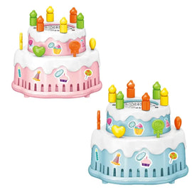 Kids Rechargeable Bubble Cake Machine with Light & Sound – Automatic Bubble Maker Toy for Boys & Girls