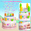Kids Rechargeable Bubble Cake Machine with Light & Sound – Automatic Bubble Maker Toy for Boys & Girls