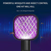 USB Rechargeable Mosquito Swatter Trap – Portable Electric Insect Racket with Mosquito Killer Light (Box Packing)