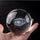 Crystal Ball LED Lamp – 3D Crystal Night Light with Wooden Base USB Rechargeable Home Decor Lamp
