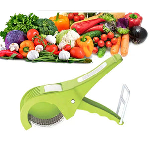 Multi Vegetable & Fruit Cutter – 5 Blade Multifunction Manual Slicer, Chopper & Grater for Kitchen