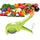 Multi Vegetable & Fruit Cutter – 5 Blade Multifunction Manual Slicer, Chopper & Grater for Kitchen