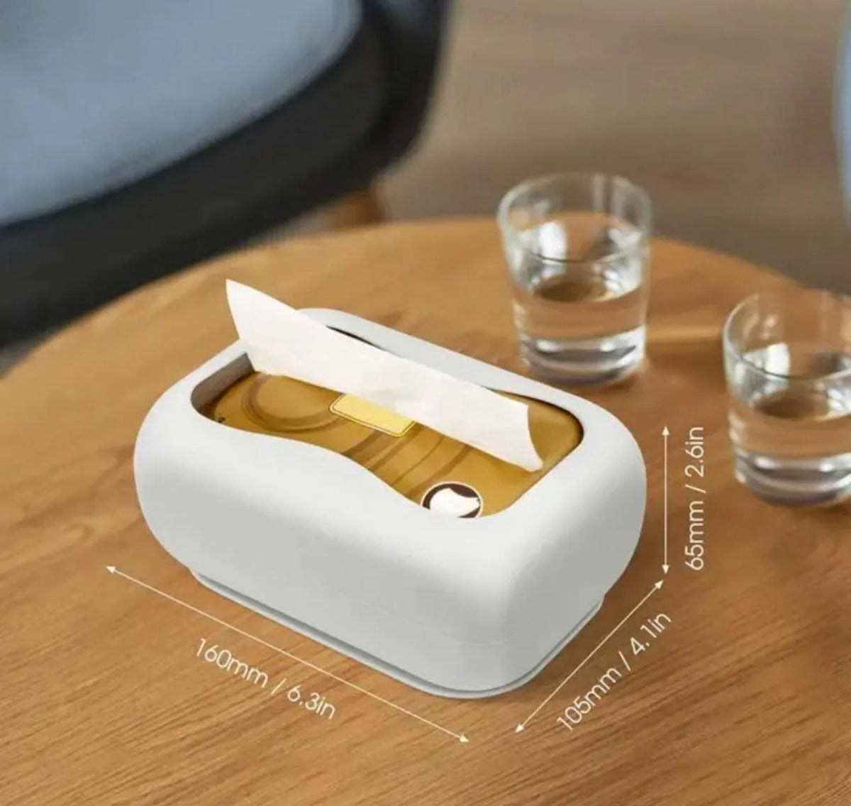 Silicone Tissue Box Cover with Suction Cup – Wall Mounted Tissue Holder for Bathroom, Kitchen & Car