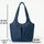 Deep Pocket Magnetic Waterproof Tote Bag for Women – Large Capacity Shoulder Handbag with Magnetic Closure