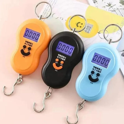Electronic Digital Hanging Scale 50KG – Portable Stainless Steel Hook Luggage Scale with LCD Display