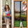 Magic Mesh Magnetic Screen Door – 20×80 Inch Self-Closing Mosquito Net Curtain (2 Pieces) with Box