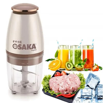 Osaka Multi-Purpose Electric Meat Grinder & Food Processor – Stainless Steel Kitchen Chopper for Meat, Vegetables & Fruits