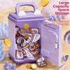 Kids Money Bank with Small Key – Cute Coin Saving Box & Cash Piggy Bank for Children