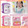 Kids Money Bank with Small Key – Cute Coin Saving Box & Cash Piggy Bank for Children