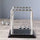 Sealive Newton's Cradle – Large Heavy Duty Steel Balls with Black Base | STEM Educational Desk Toy & Stress Relief Decor