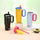 Stainless Steel Thermos Cup with Straw & Handle – Vacuum Insulated Travel Mug for Coffee, Water & Cold Drinks