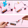 DIY School Science Experiment Kit – STEM Circuit, Physics & Technology Learning Set with Electric Fan for Students