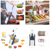 Adjustable Mandoline Slicer – Multi-Function Vegetable & Fruit Cutter with Adjustable Thickness, Julienne & Slicing Blades