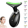 Digital Face & Neck Massager – 7 Color LED Light Therapy Skin Care Device for Facial Lifting & Neck Care