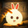 Cubbie Rabbit Silicone Night Light | Rechargeable Bunny Lamp