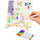 8x8 Inches LED Acrylic Writing Board with USB Light | 7 Colorful Erasable Pens |  Message Board with Markers & Stand