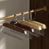8 Hooks Wooden Wall Hanger – Multi-Purpose Coat Rack for Clothes, Keys, Bags & Towels