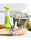 2.0L Premium Meat & Vegetable Push Chopper – 4 Stainless Steel Blades with Stainless Steel Bowl