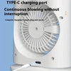 Rechargeable Double Cooling Mist Fan – Jumbo Size Portable USB Cooling Fan with Water Mist Spray (A Quality)